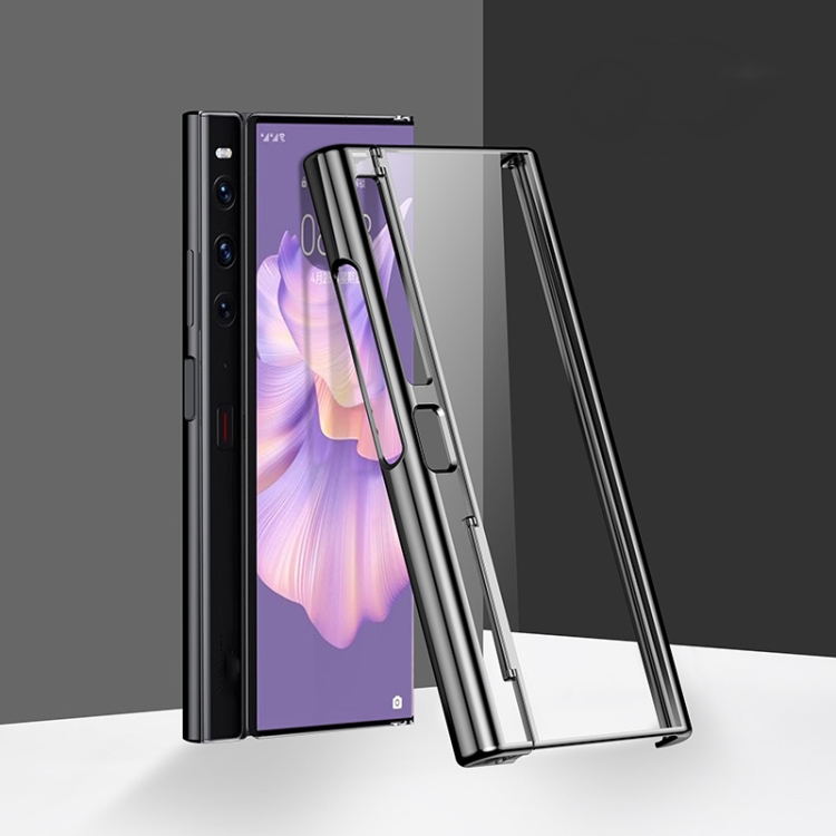 

For Huawei Mate Xs 2 6D Electroplate PC Phone Case(Black)