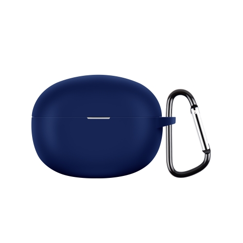 

For Realme Buds Air 5 Wireless Earphone Shockproof Silicone Case with Hook(Midnight Blue)