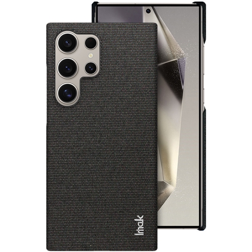 

For Samsung Galaxy S24 Ultra 5G imak Ruiyi Series Cloth Texture PU + PC Phone Case(Black)