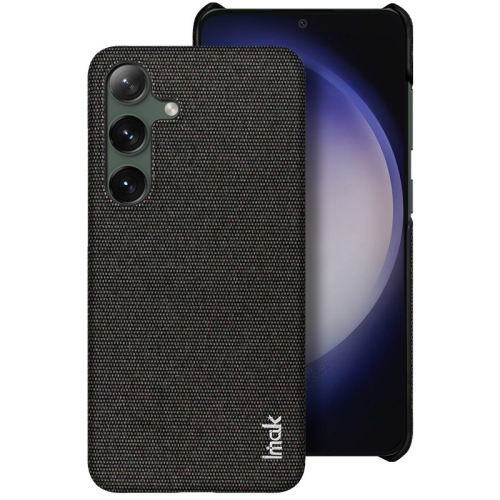 

For Samsung Galaxy S24+ 5G imak Ruiyi Series Cloth Texture PU + PC Phone Case(Black)