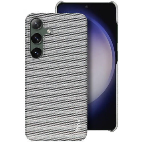 

For Samsung Galaxy S24+ 5G imak Ruiyi Series Cloth Texture PU + PC Phone Case(Light Grey)