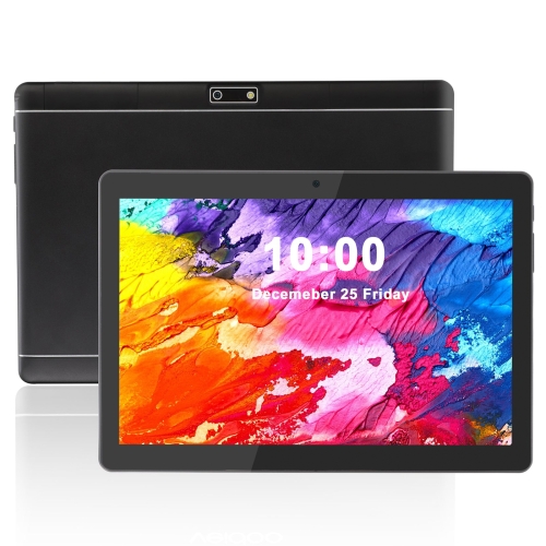 T12 3G-Netzwerk-Tablet 10,1 Zoll, 2 GB + 32 GB, Android 10 Unisoc SC7731E Quad-Core-CPU, unterstützt Dual-SIM, Google Play (schwarz)