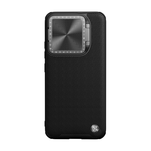 

For Xiaomi 14 Pro NILLKIN Textured Prop Lens Protection Holder Nylon Phone Case(Black)