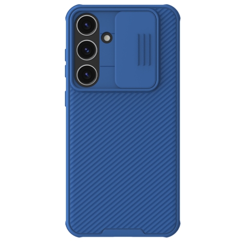 

For Samsung Galaxy S24+ 5G NILLKIN Black Mirror Pro Series Camshield PC Phone Case(Blue)