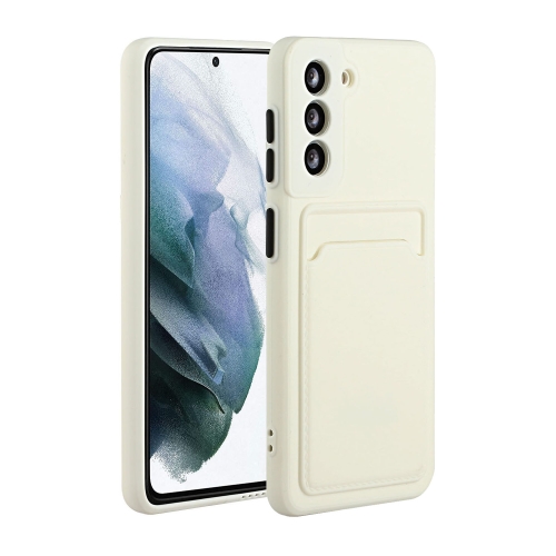 

For Samsung Galaxy S23 5G Card Slot Design Shockproof TPU Phone Case(White)