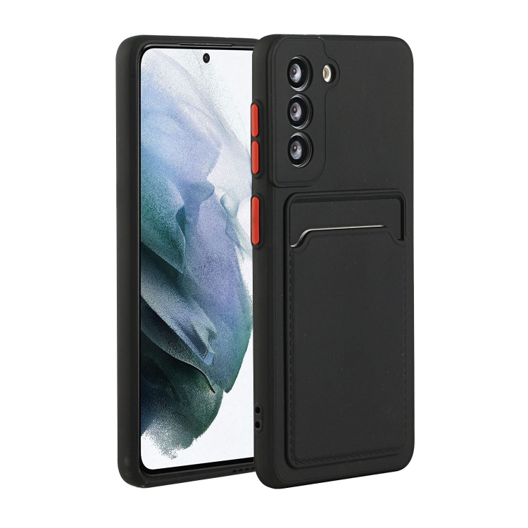 

For Samsung Galaxy A35 Card Slot Design Shockproof TPU Phone Case(Black)