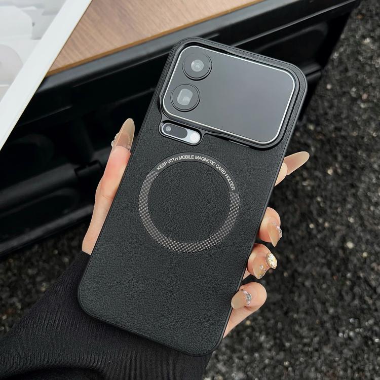 

For Xiaomi 17 Pro Max PU MagSafe Magnetic Phone Case(Black)