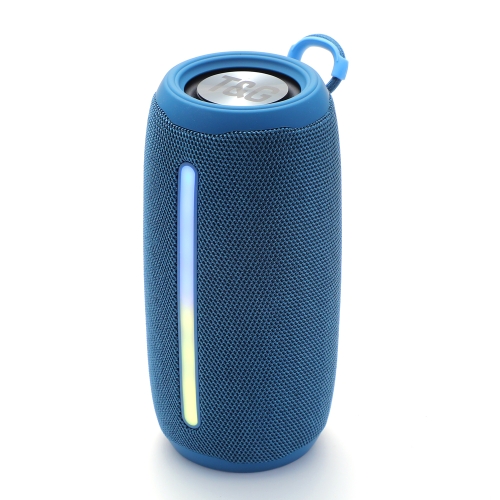 (blau) bunter LED-Wireless-Bluetooth-Lautsprecher Tragbarer T&G Outdoor-Subwoofer TG663