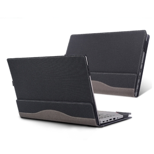 

For Lenovo V14 G2 ALC / ITL / IJL Laptop Leather Anti-Fall Protective Case(Black)