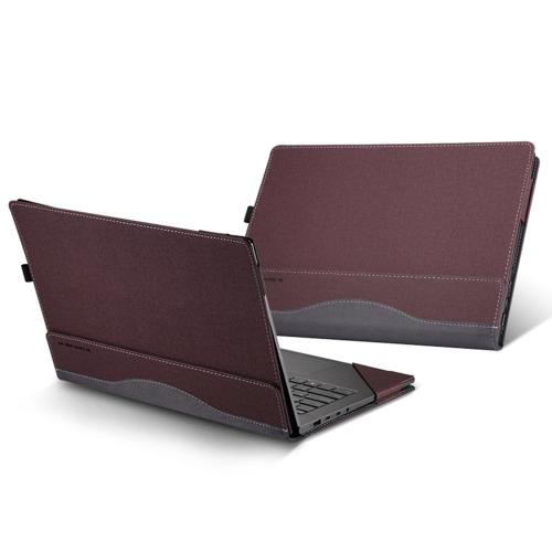 

For Lenovo Yoga 9i 2 in 1 Gen 9 14 inch Laptop Leather Shockproof Protective Case(Wine Red)