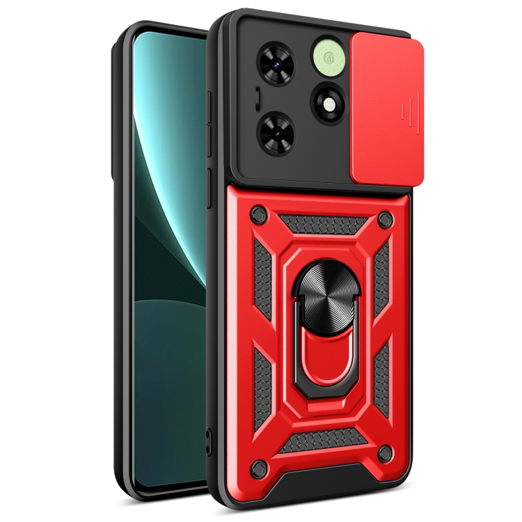 For Tecno Spark Go 2024 Spark 20 Sliding Camera Cover Design TPU