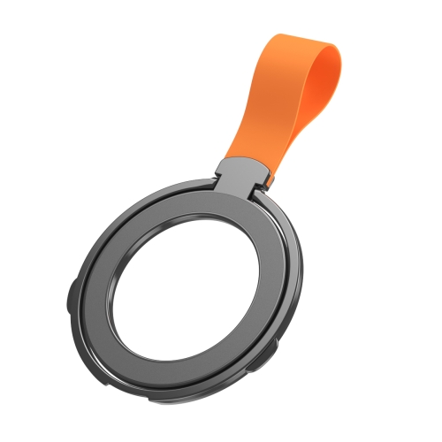 MagSafe Magnetic Pivot Stand Phone Ring Holder(Black + Orange)