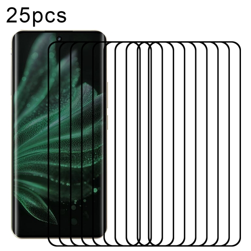 

For Realme P2 Pro 25pcs 3D Curved Edge Full Screen Tempered Glass Film