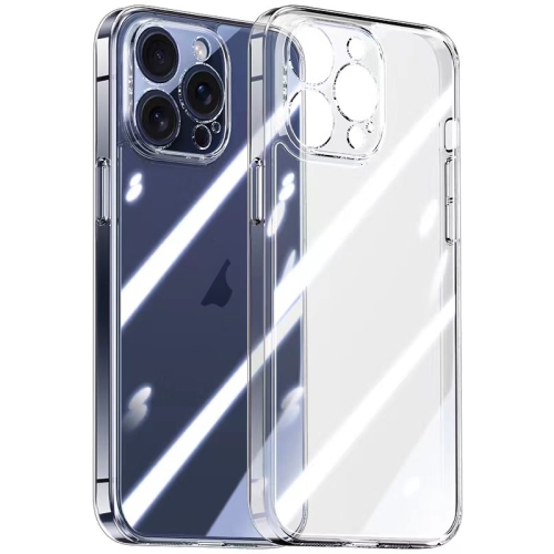 

For iPhone 15 Pro Max Integrated Ultra-thin Crystal Glass Phone Case(Transparent)