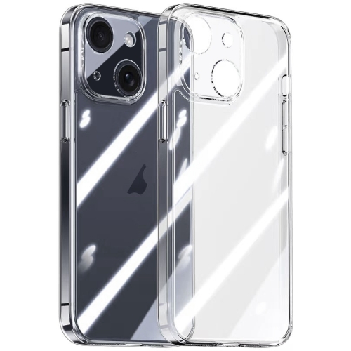 

For iPhone 14 Plus Integrated Ultra-thin Crystal Glass Phone Case(Transparent)