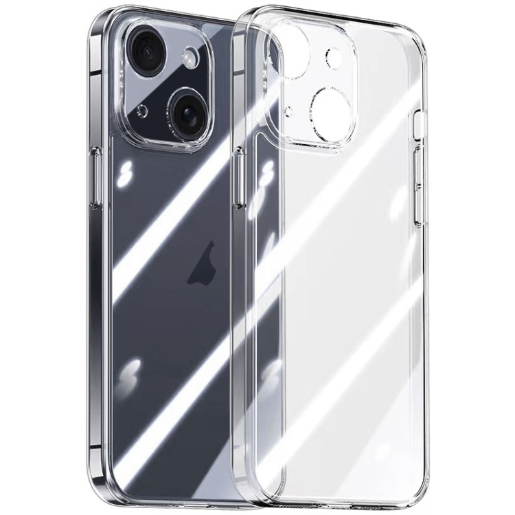 

For iPhone 14 Integrated Ultra-thin Crystal Glass Phone Case(Transparent)