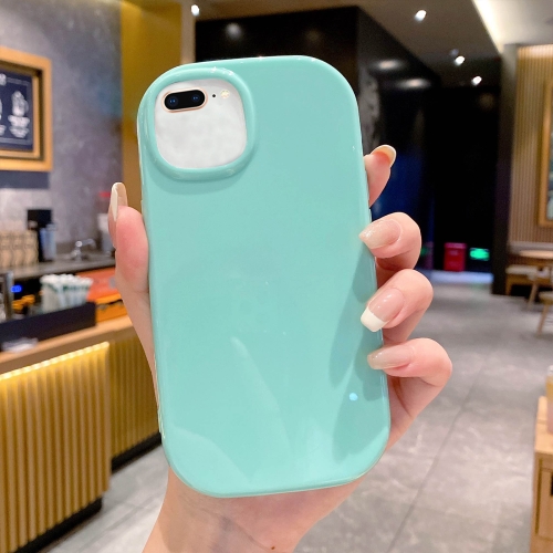 

For iPhone 8 Plus / 7 Plus Glossy Soap Shape TPU Phone Case(Green)