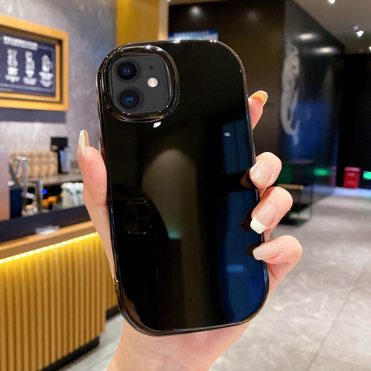 

For iPhone 11 Glossy Soap Shape TPU Phone Case(Black)