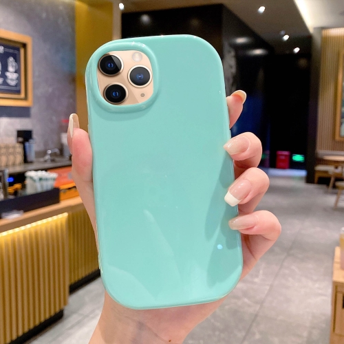 

For iPhone 11 Pro Glossy Soap Shape TPU Phone Case(Green)