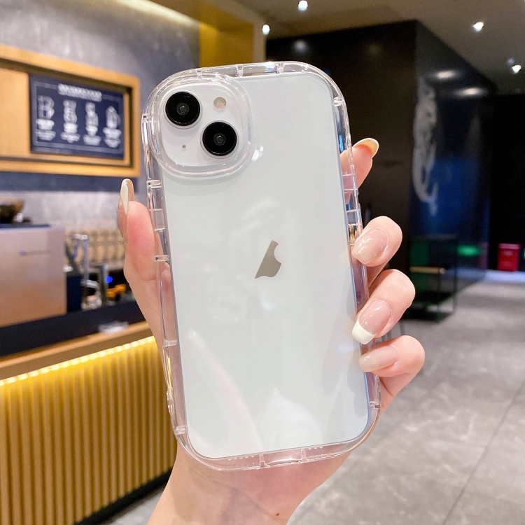 

For iPhone 14 Plus Glossy Soap Shape TPU Phone Case(Transparent)