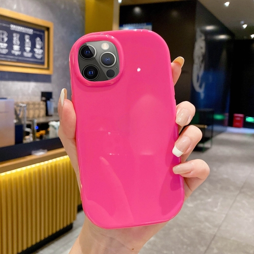 

For iPhone 14 Pro Glossy Soap Shape TPU Phone Case(Rose Red)