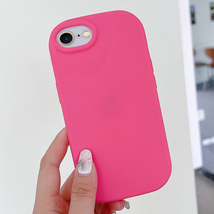 

For iPhone SE 2022 / SE 2020 Frosted Soap Shape TPU Phone Case(Rose Red)