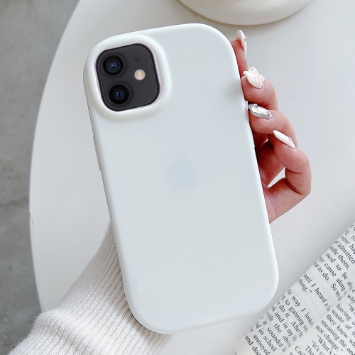 

For iPhone 11 Frosted Soap Shape TPU Phone Case(White)