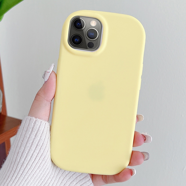 

For iPhone 12 Pro Frosted Soap Shape TPU Phone Case(Yellow)