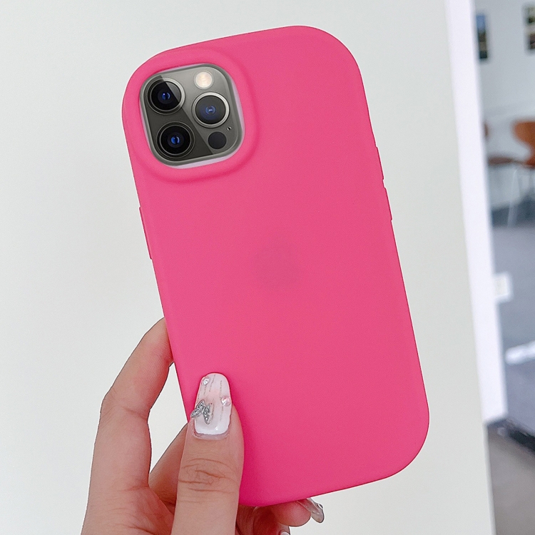 

For iPhone 13 Pro Max Frosted Soap Shape TPU Phone Case(Rose Red)