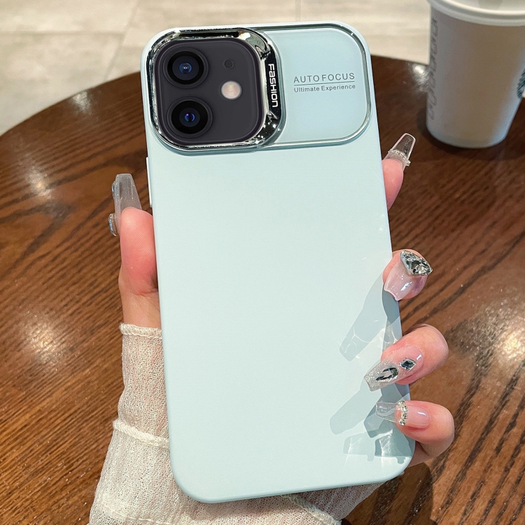 

For iPhone 11 Skin Feel PC Liquid Silicone Phone Case(Sierra Blue)