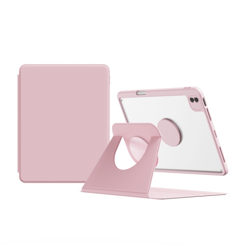 

For iPad Air 10.9 2022 / 2020 Detachable Magnetic Rotation Smart Leather Tablet Case(Pink)