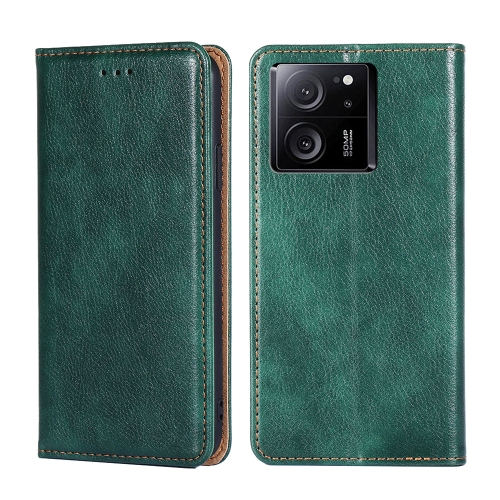 

For Xiaomi Redmi K60 Ultra Gloss Oil Solid Color Magnetic Leather Phone Case(Green)