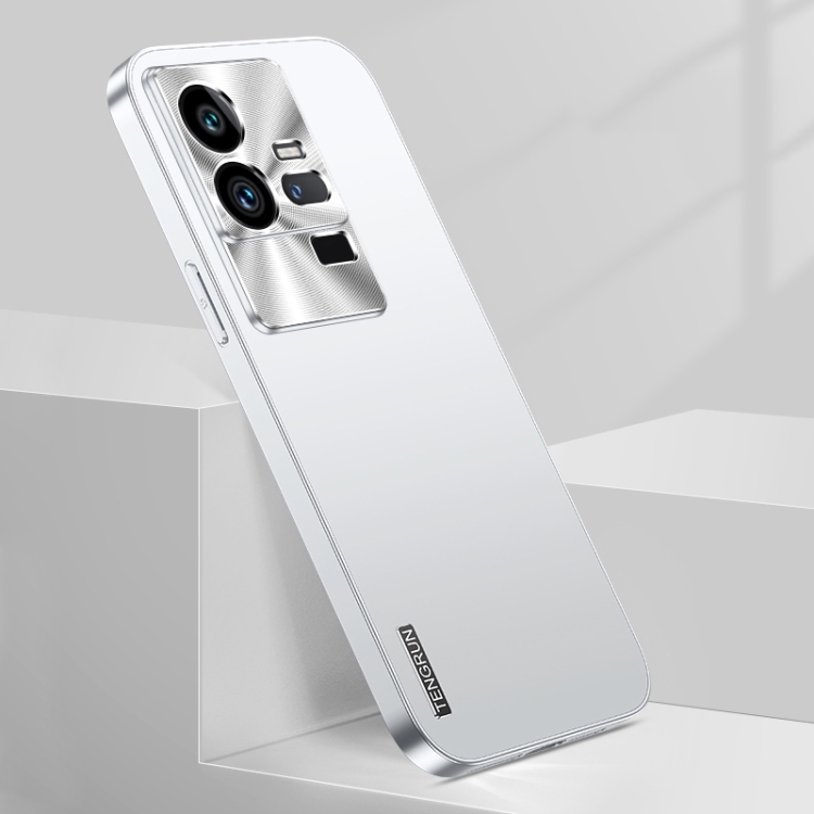 

For vivo iQOO 11 Pro Streamer Series Micro Frosted Metal Paint PC Phone Case(Silver)