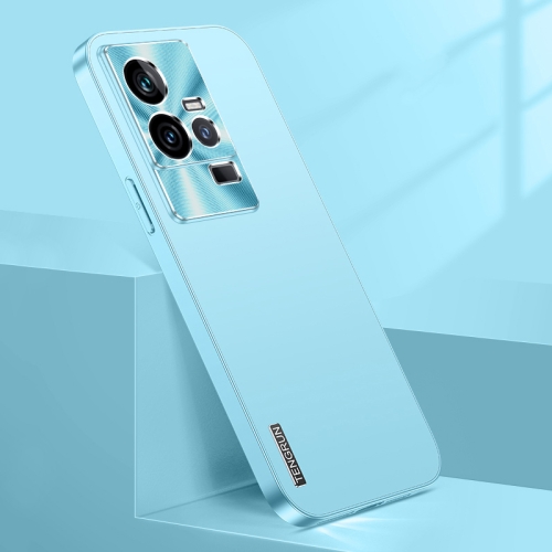 

For vivo iQOO 11 Streamer Series Micro Frosted Metal Paint PC Phone Case(Sierra Blue)