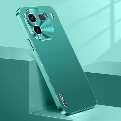 

For vivo iQOO 12 Pro Streamer Series Micro Frosted Metal Paint PC Phone Case(Alpine Green)