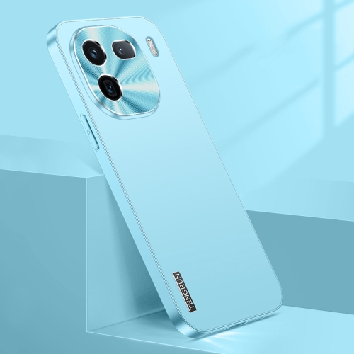 

For vivo iQOO 12 Streamer Series Micro Frosted Metal Paint PC Phone Case(Sierra Blue)