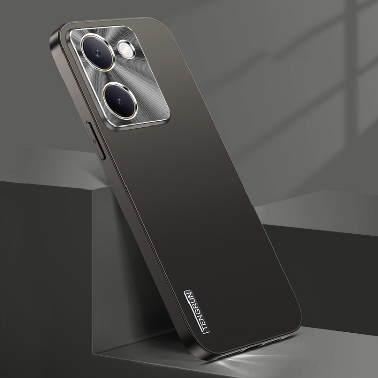 

For vivo Y100 Streamer Series Micro Frosted Metal Paint PC Phone Case(Black)