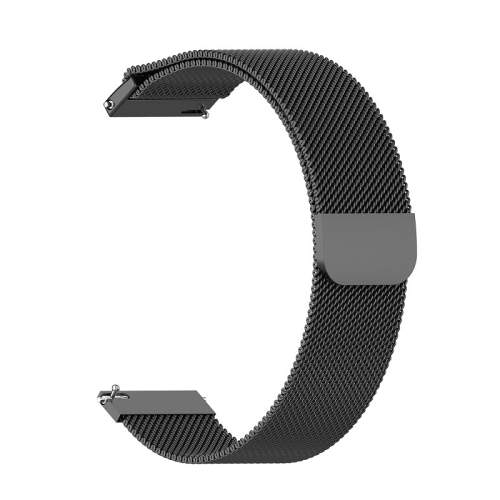 

For Huami Amazfit GTS 22mm Milanese Magnetic Metal Watch Band(Black)