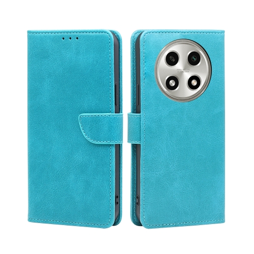 

For OPPO A2 Pro 5G Calf Texture Buckle Flip Leather Phone Case(Light Blue)