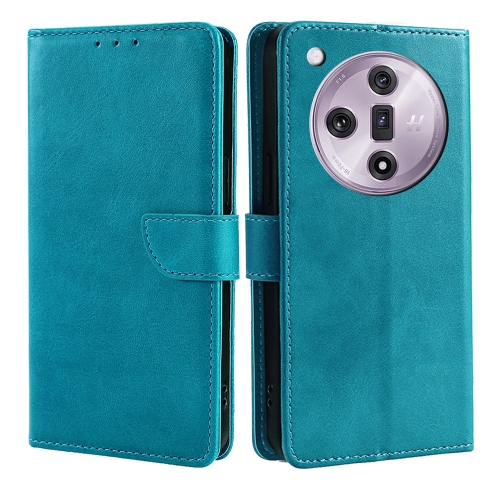 

For OPPO Find X7 5G Calf Texture Buckle Flip Leather Phone Case(Light Blue)