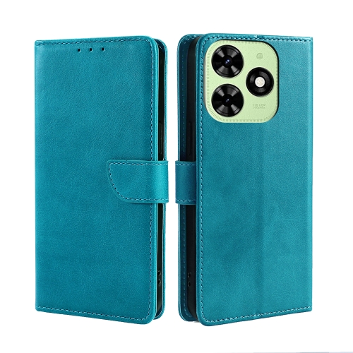 

For Tecno Spark Go 2024 Calf Texture Buckle Flip Leather Phone Case(Light Blue)