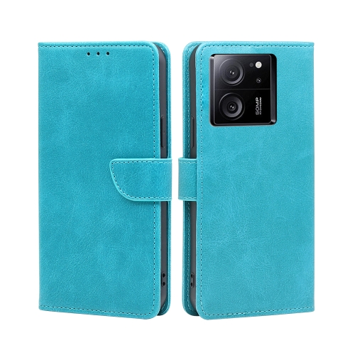 

For Xiaomi Redmi K60 Ultra Calf Texture Buckle Flip Leather Phone Case(Light Blue)