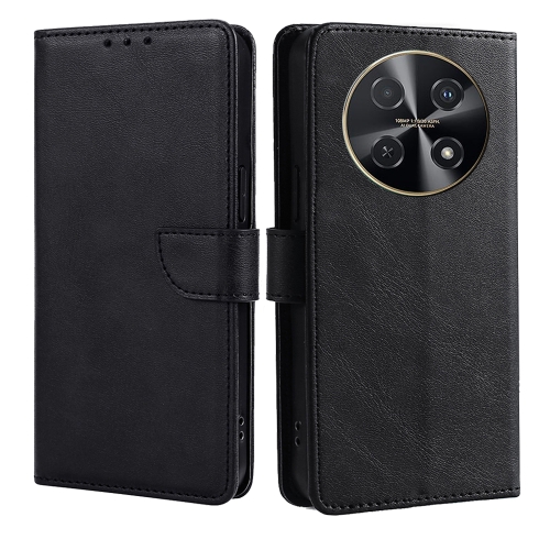 

For Huawei nova 12i 4G Calf Texture Buckle Flip Leather Phone Case(Black)