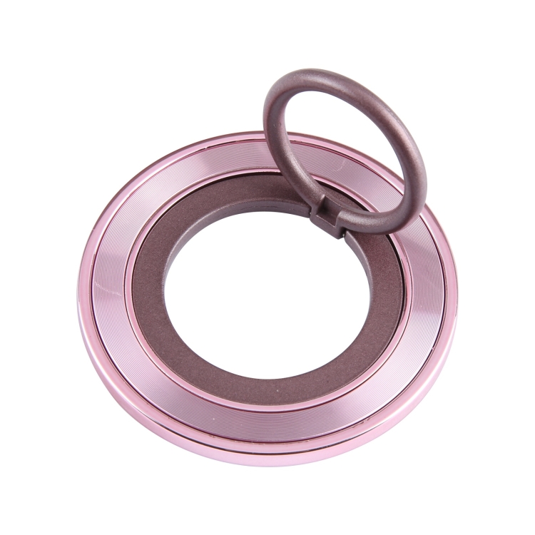 

Rotating Ring Metal Mobile Phone Holder(Pink)