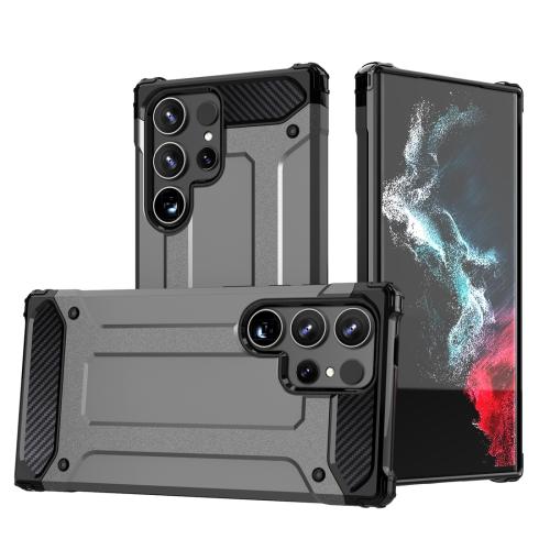 

For Samsung Galaxy S25 Ultra 5G Magic Armor TPU Hybrid PC Phone Case(Grey)