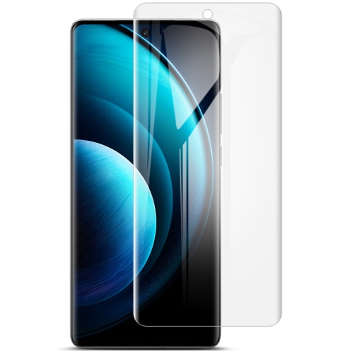 For vivo X100 5G / X100 Pro 5G 2pcs imak Curved Full Screen Hydrogel Film Protector uv liquid curved full glue screen protector for oppo find x7 ultra