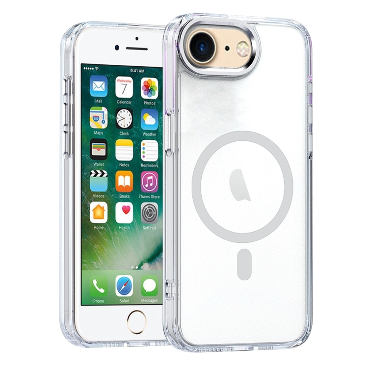 

For iPhone SE 2022 / SE 2020 MagSafe Magnetic Clear Phone Case(Transparent)