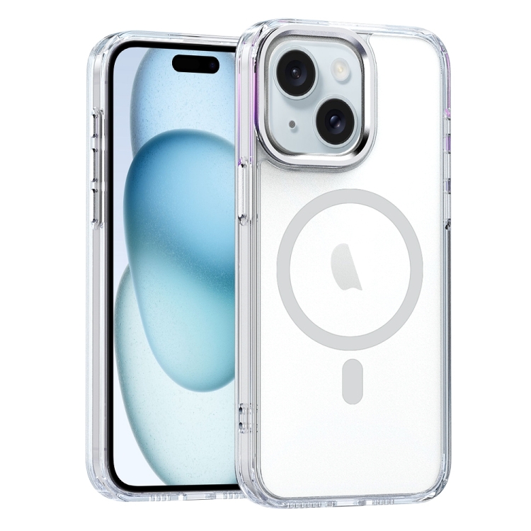 

For iPhone 15 Plus MagSafe Magnetic Clear Phone Case(Transparent)