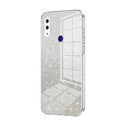 

For Xiaomi Redmi Note 7 / Note 7 Pro Gradient Glitter Powder Electroplated Phone Case(Transparent)