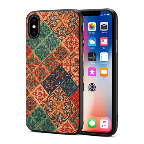 

For iPhone XS Max Four Seasons Flower Language Series TPU Phone Case(Winter Blue)